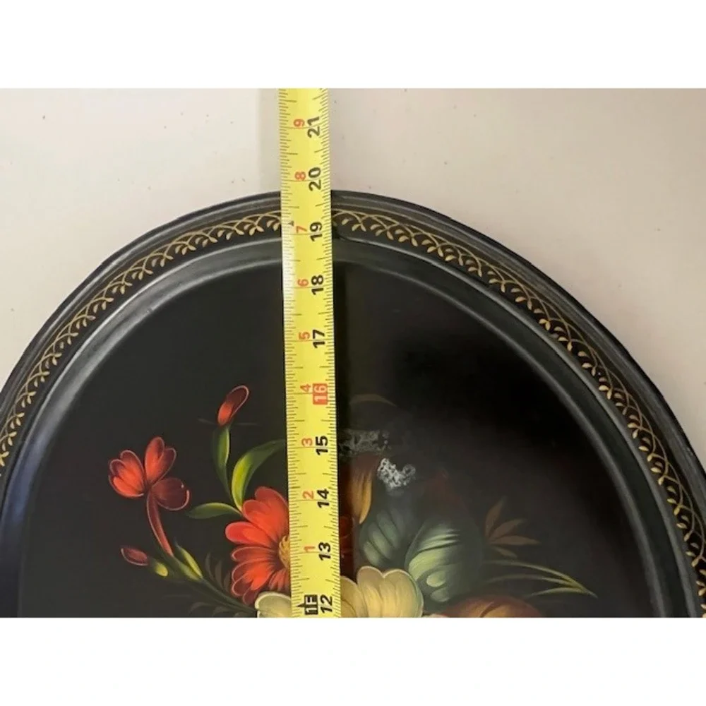 Handmade vintage zhostovo